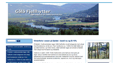 Desktop Screenshot of gala-fjellhytter.dk